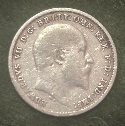 1904 maundy threepence - maundy,