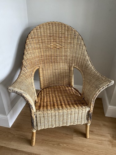 Vintage wicker peacock - vintage,