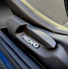 2X RECARO BADGES 100mm CS