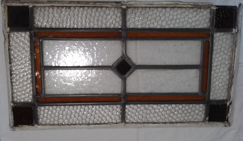 Antique stained glass window - glass,