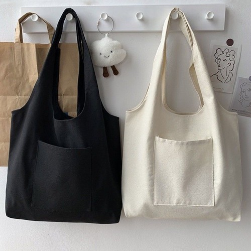Premium black 100 cotton tote - premium, 100%