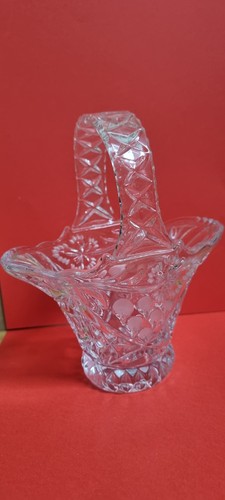Vase basket lead crystal - lead,