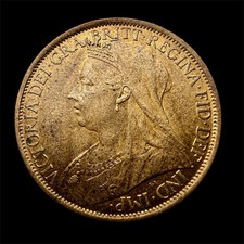 1899 Queen Victoria Penny –