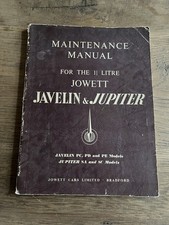 JOWETT JAVELIN & JUPITER