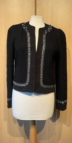 Jesire black boucle jacket - boucle,
