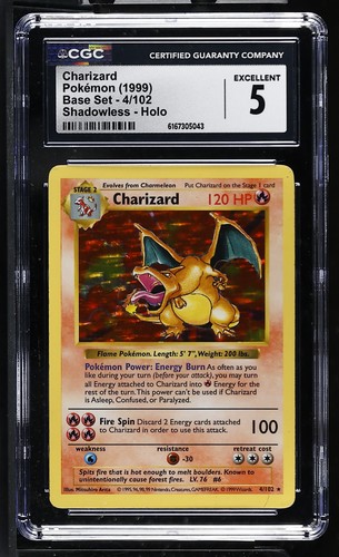 Cgc charizard 102 - cgc, base