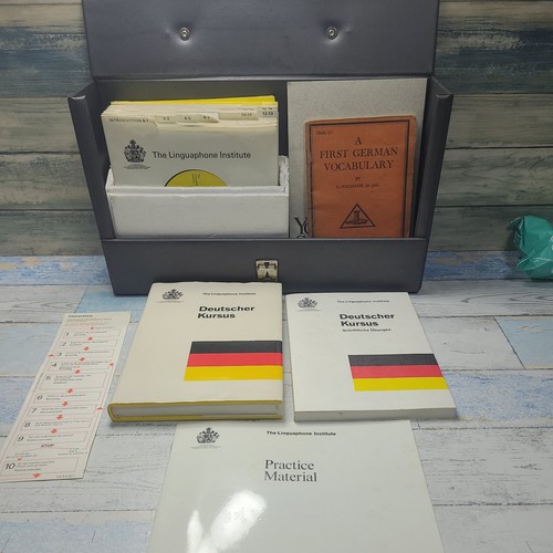 Vintage german linguaphone - german,