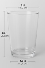 IKEA Glass Vase 8" Tall –