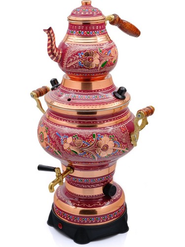 100 copper samovar red tea - samovar,