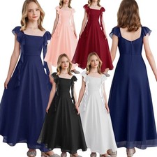 Kids Girls Dress Flower Gown