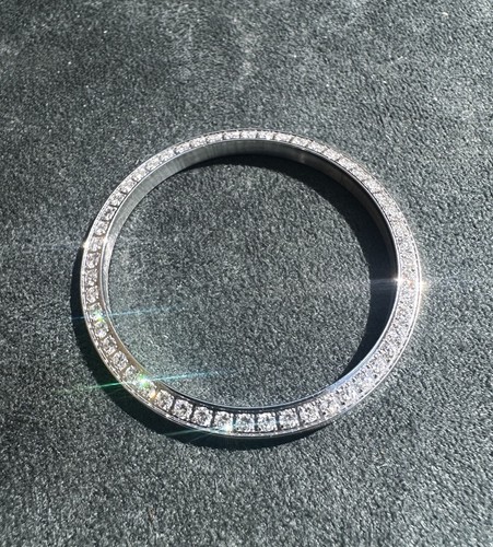 Mens steel diamond bezel - mens,