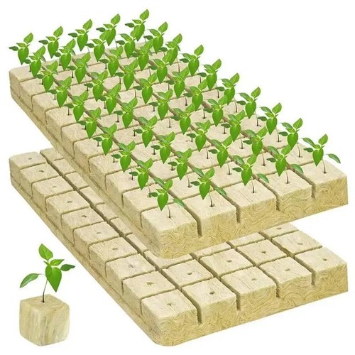 50pcs rock wool grow cubes - rock,