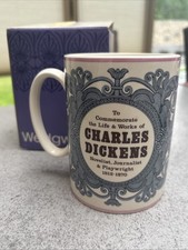 Wedgewood Charles Dickens Commemorative Mug And Box
