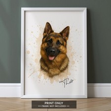 Personalised Watercolour Pet
