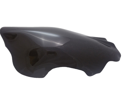 Front bumper guard carbon - front,