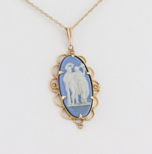 10k yellow gold - yellow, cameo