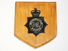 Metropolitan Police Black Mess Plaque or Shield Beautifully Hand Crafted