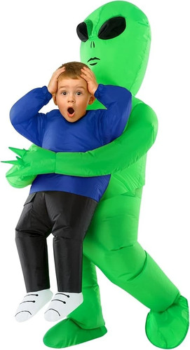 Younger kids inflatable alien - inflatable,