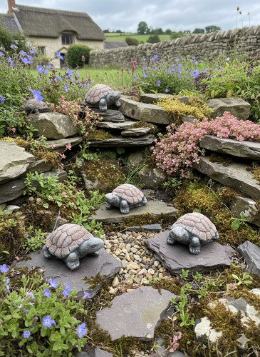 Garden tortoise ornament - 4,