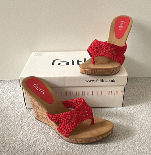 Vintage faith red toe - toe, post