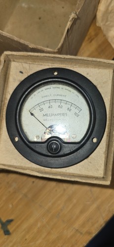 Vintage ammeter simpson - vintage,