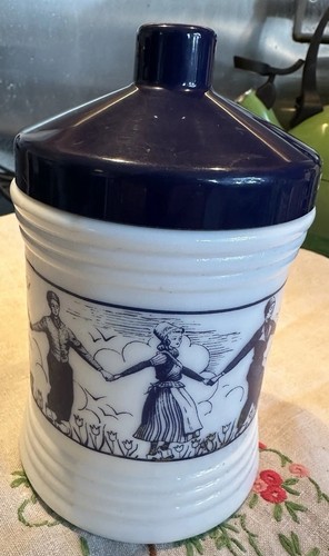 Vintage milk glass - milk,