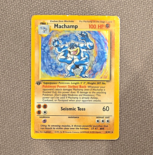 Pokémon tcg machamp 102 - tcg,