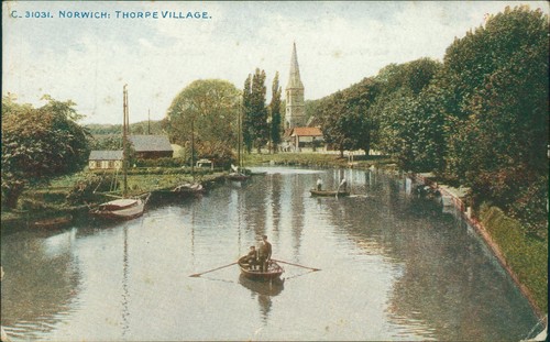 Postcard norwich thorpe - postcard,
