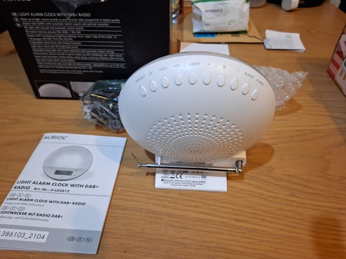 Light alarm clock with - alarm,