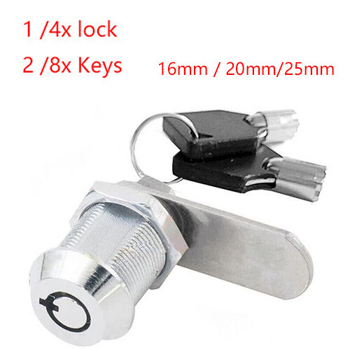 25mm cam lock door - 1/4x, 16/20/25mm
