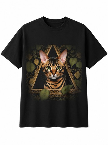 Bengal cat triangle - bengal, mens