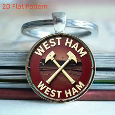 KEYRING FOOTBALL, WEST HAM