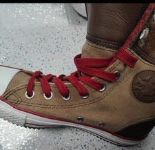 Converse Chuck Taylor Elise Roll Down Boots Size 3 NWOB