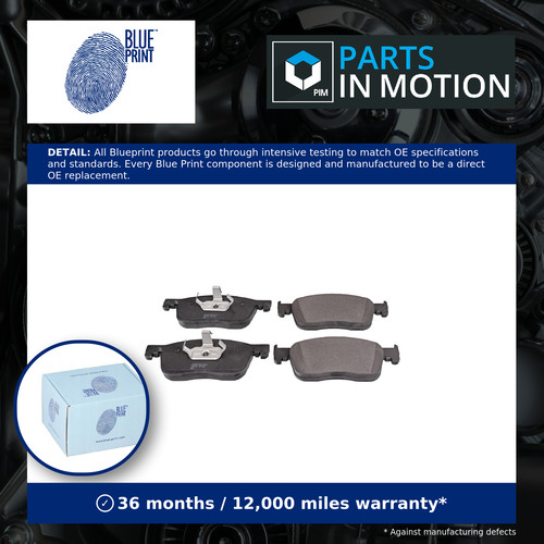 Brake pads set front adt342230 - front,