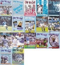CITY 'TIL I CRY | MANCHESTER CITY FANZINE | 17 ISSUES (1999 - 2007) | FREE P&P