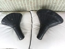 Two Vintage Bicycles Saddles One Middlemore, One Unbranded, For Referbishment