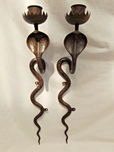 Pair 19th century banares - pair, of