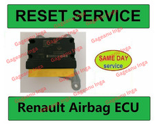 CRASH DATA RESET SERVICE for 985100693R,  985104488R Renault Clio V Airbag ECU