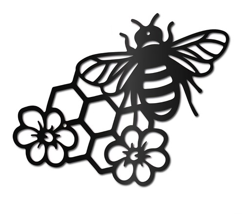 Creatcabin bees metal wall art - creatcabin,