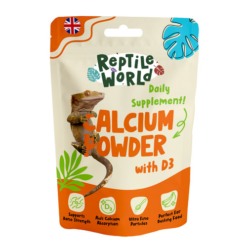 Reptile world calcium - calcium, powder