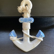 Wall Hanging Art Wooden Anchor