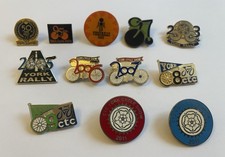 York Cycle Rally Badges , Job Lot Of 12 , CTC Cycling Touring Club , Bike Show
