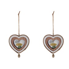  2 Count Wood Decoration