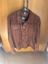 Mens Genuine Sued Leather