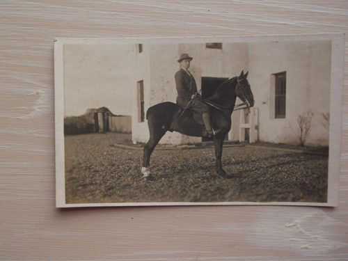 Man sitting horse r p - sitting, r/p