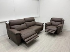 LA Z BOY LEATHER 3 SEATER +