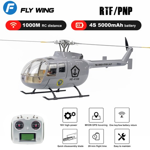 Fly wing bo105 helicopter 4 - rc,