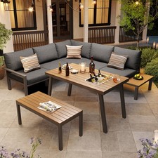 7 Seater Garden Corner Sofa