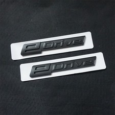 2x Black Glossy eDrive Plastic