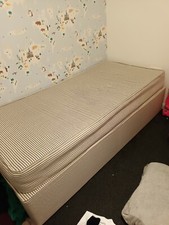 Single bed with mattress and TV Unit
